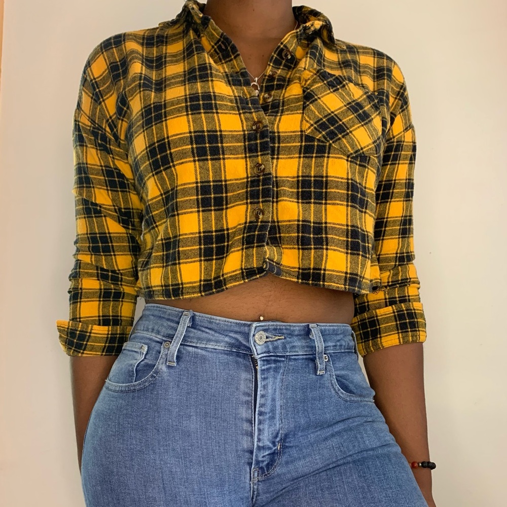 Plaid Crop Top